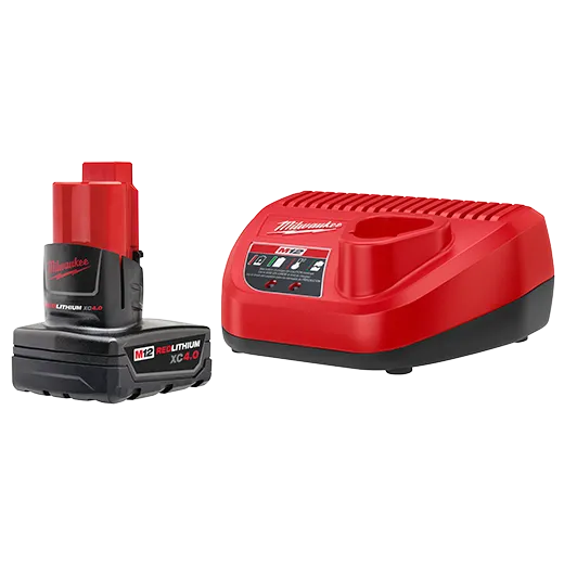 MILWAUKEE M12 XC4.0 STARTER KIT w/ BAG - Kilrich Building Centres