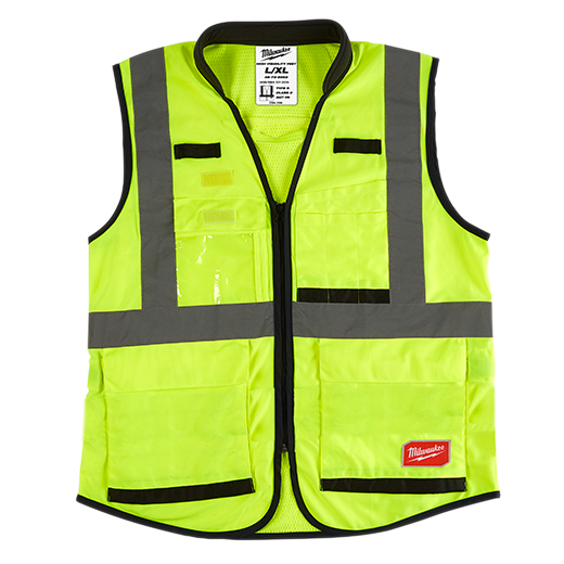 PREMIUM HI-VIS SAFETY VEST - YELLOW (XXL / XXXL) - Kilrich Building Centres