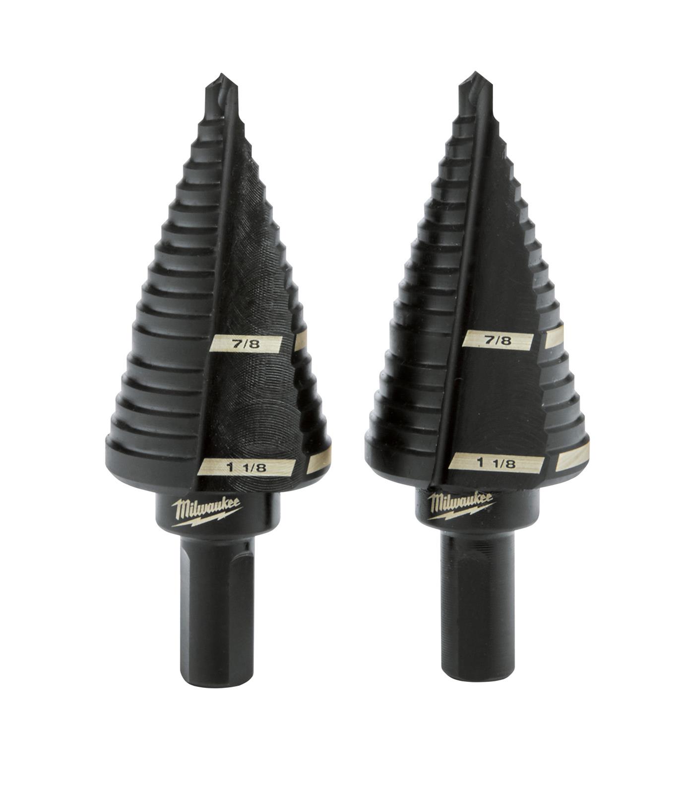 MILWAUKEE #9 STEP DRILL BIT SET (2 PACK) - Kilrich Building Centres