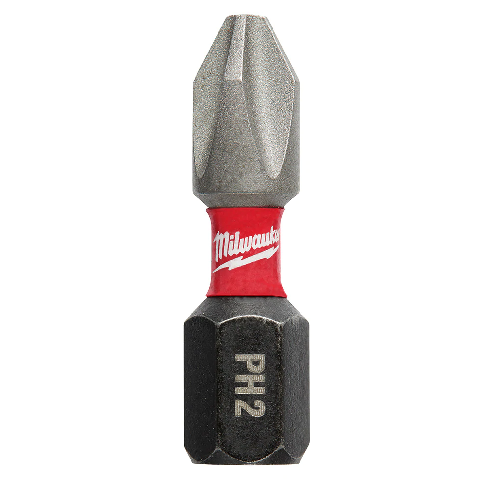 MILWAUKEE SHOCKWAVE #2 PHILLIPS INSERT BIT - 1/4" DRIVE - Kilrich Building Centres