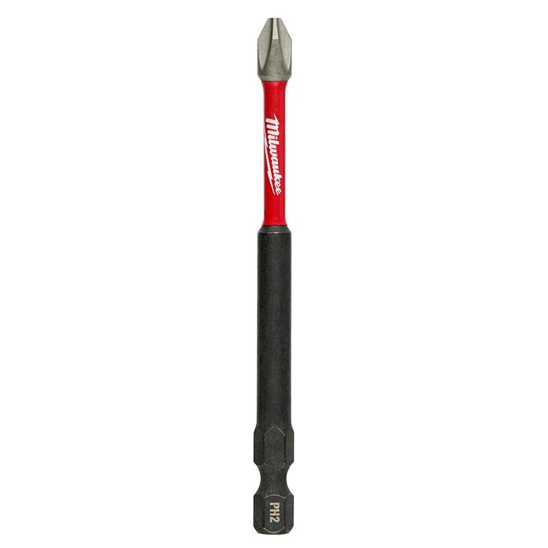 MILWAUKEE SHOCKWAVE 3-1/2" PHILLIPS IMPACT POWER BIT - 1/4" DRIVE - Kilrich Building Centres