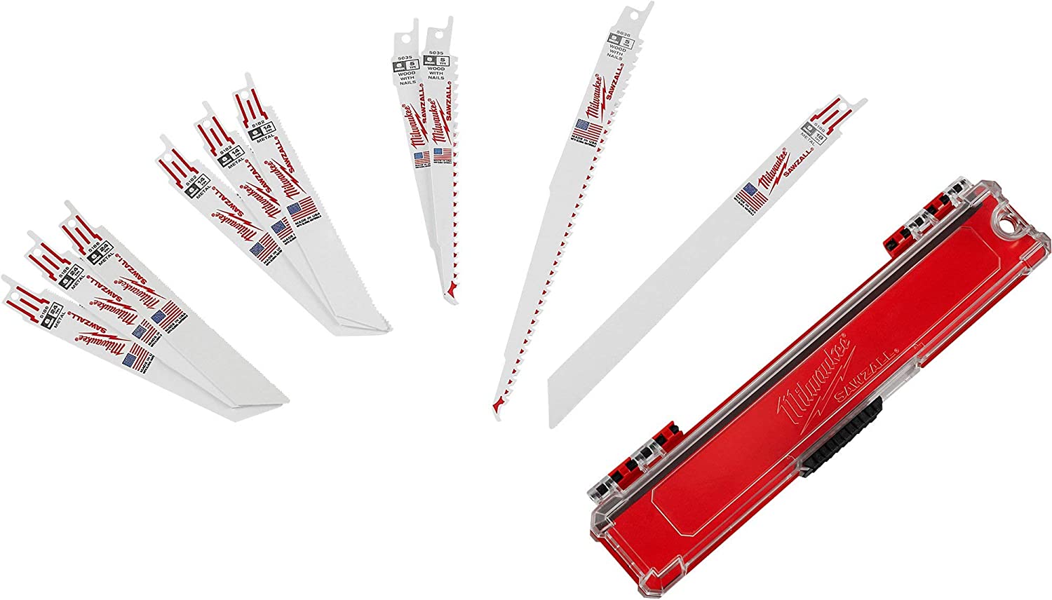 MILWAUKEE SAWZALL GENERAL PURPOSE BLADE SET (10 PACK) *DISCONTINUED* - Kilrich Building Centres