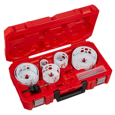 MILWAUKEE HOLE-DOZER PLUMBER'S HOLE SAW KIT (12 PACK) *DISCONTINUED* - Kilrich Building Centres