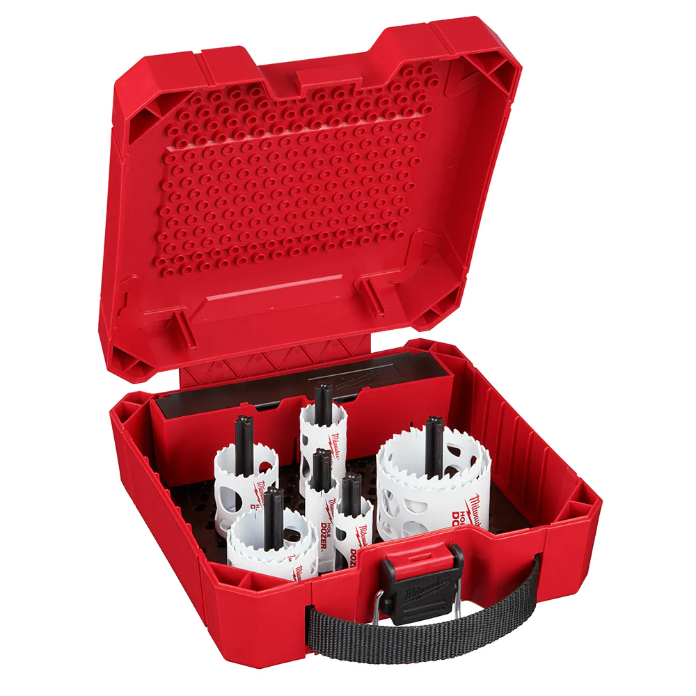 MILWAUKEE HOLE-DOZER PLUMBERS HOLE SAW KIT (12 PACK) - Kilrich Building Centres