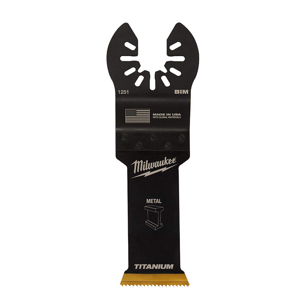 MILWAUKEE OPEN-LOK 1-1/8" TITANIUM ENHANCED BI-METAL METAL BLADES (3 PACK) - Kilrich Building Centres