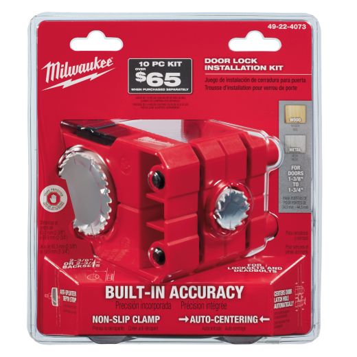 Main 2 - MILWAUKEE HOLE DOZER DOOR LOCK INSTALLATION HOLE SAW KIT -
