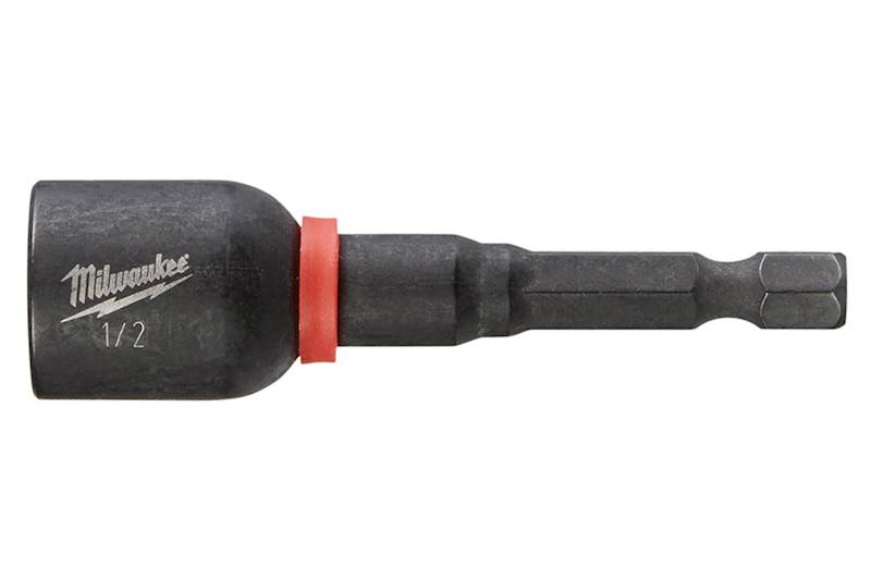 MILWAUKEE 1/2" MAGNETIC IMPACT NUT DRIVER (2-9/16" LONG) - Kilrich Building Centres