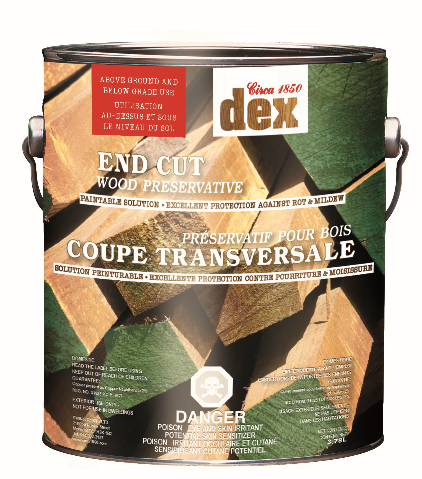 CIRCA 1850 DEX BELOW GRADE END CUT WOOD PRESERVATIVE (3.78L) - Kilrich Building Centres