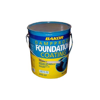 3.78L BAKOR DAMP-PROOF ROOF & FOUNDATION COATING - 60-80 sq.ft. PER PAIL (810-07) - Kilrich Building Centres