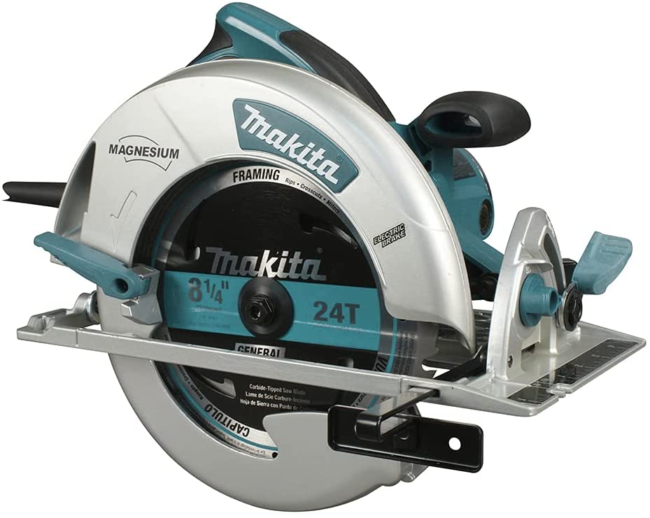Main 1 - MAKITA 8-1/4" CORDED MAGNESIUM CIRCULAR SAW w/ ELECTRIC BRAKE -