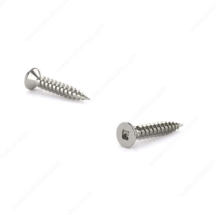 5/8" #5 FLAT HEAD WOOD SCREW - NICKEL - Kilrich Building Centres