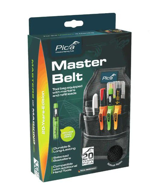 Main 3 - PICA MASTER BELT SET c/w PICA DRY, PICA INK, PICA VISOR, #4020 LEADPACK & 532/52 WHITE MARKER -