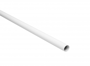 8" STEEL CLOSET ROD - WHITE - Kilrich Building Centres