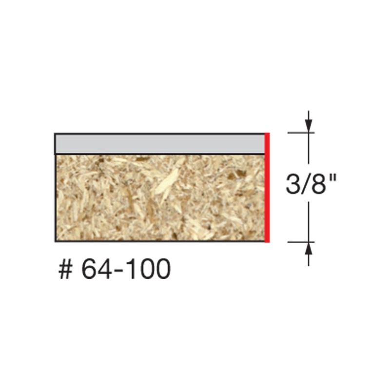 Main 2 - FREUD 1/4" 1-FLUTE FLUSH TRIMMING ROUTER BIT w/ 1/4" SHANK -