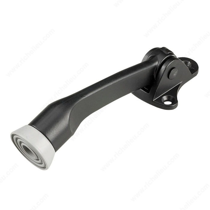 5" FLIP-DOWN DOOR STOP - FLAT BLACK - Kilrich Building Centres