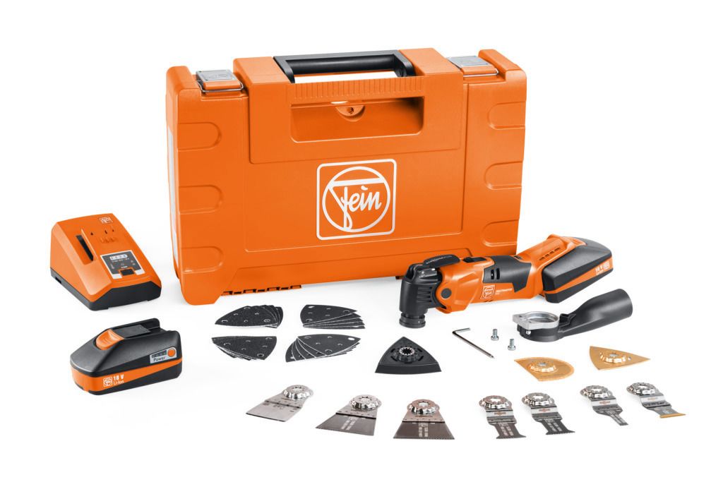 FEIN MULTIMASTER AMM 500 PLUS TOP CORDLESS OSCILLATING MULTI-TOOL - Kilrich Building Centres