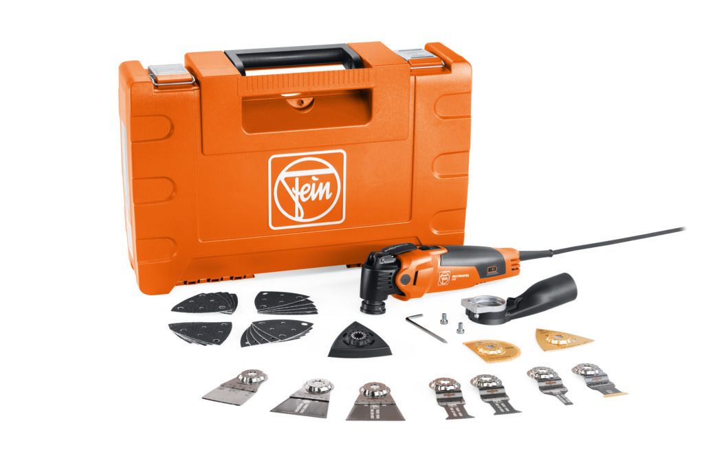 FEIN MULTIMASTER MM 500 PLUS OSCILLATING MULTITOOL TOP SET - Kilrich Building Centres