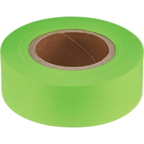 Main 1 - 1" FLAGGING TAPE - GREEN (200' ROLL) -