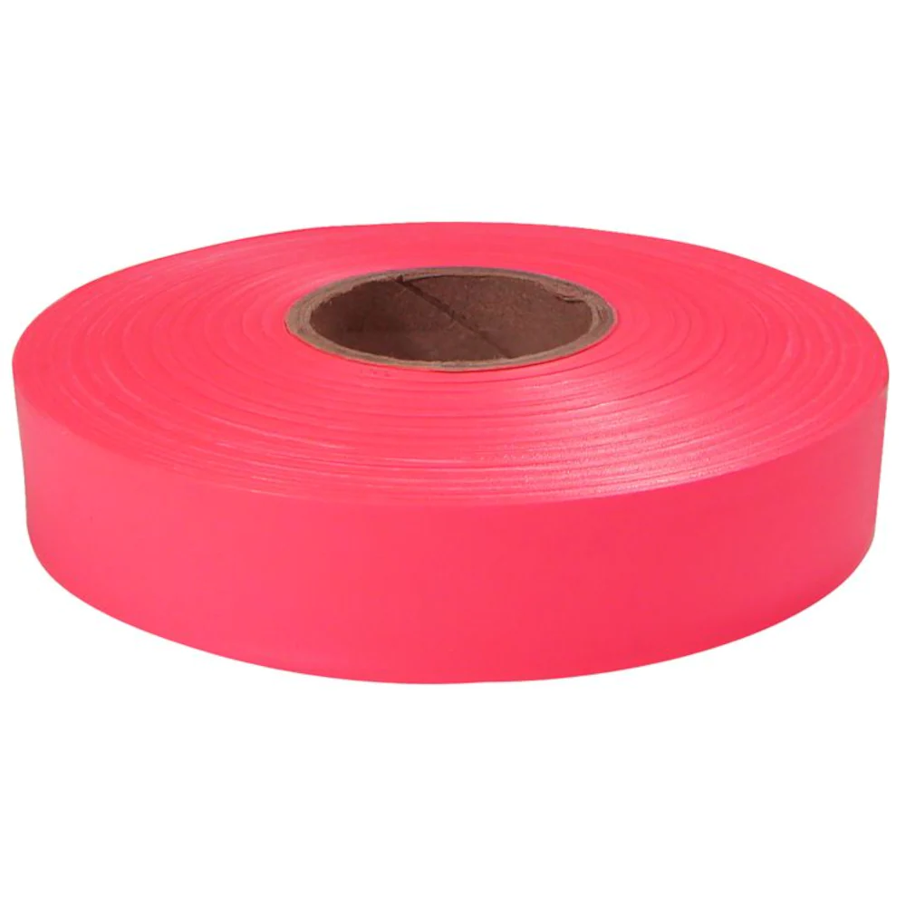 1" FLAGGING TAPE - PINK (600' ROLL) - Kilrich Building Centres
