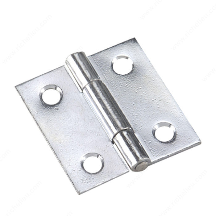1-1/2" x 1-1/2" NARROW BUTT HINGE w/ FIXED PIN - ZINC-COATED - Kilrich Building Centres