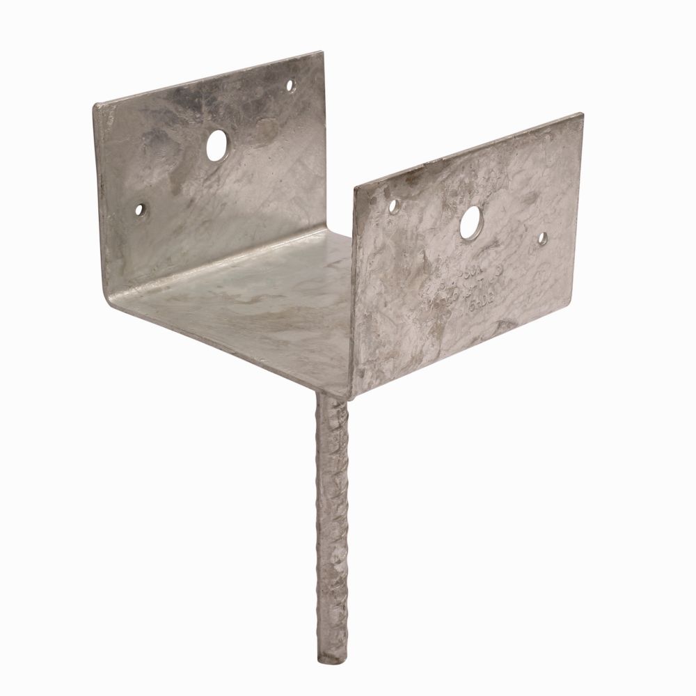 8" x 8" ROUGH POST HOLDER - GALVANIZED (EPBH88R) - Kilrich Building Centres