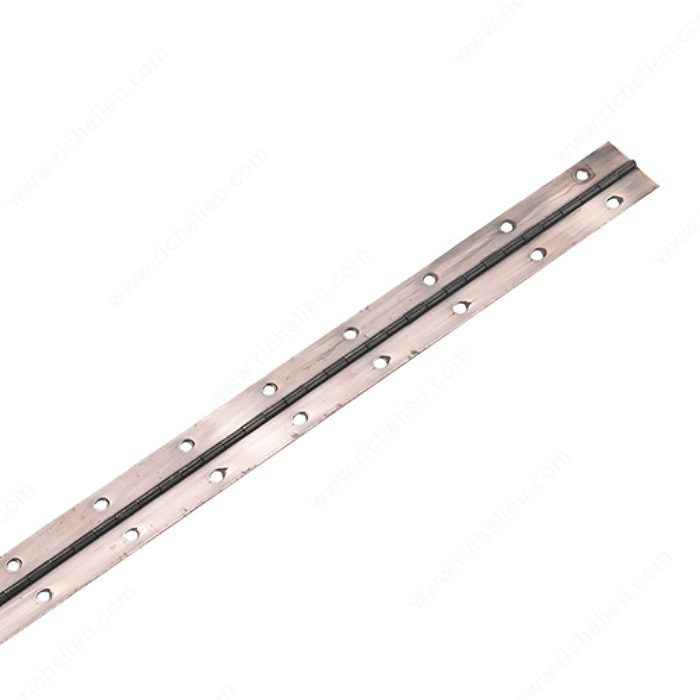 1-1/2" x 30" PIANO HINGE - OIL-RUBBED BRONZE - Kilrich Building Centres