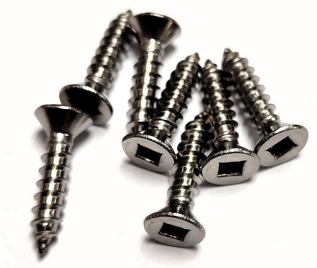 3/4" #8 FLAT-HEAD METAL SCREW - STAINLESS (7 PACK) - Kilrich Building Centres