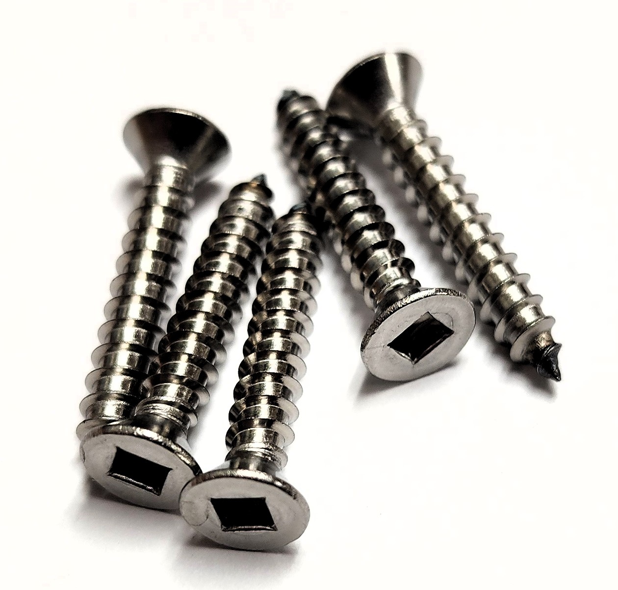 1" #8 FLAT-HEAD METAL SCREW - STAINLESS (5 PACK) - Kilrich Building Centres