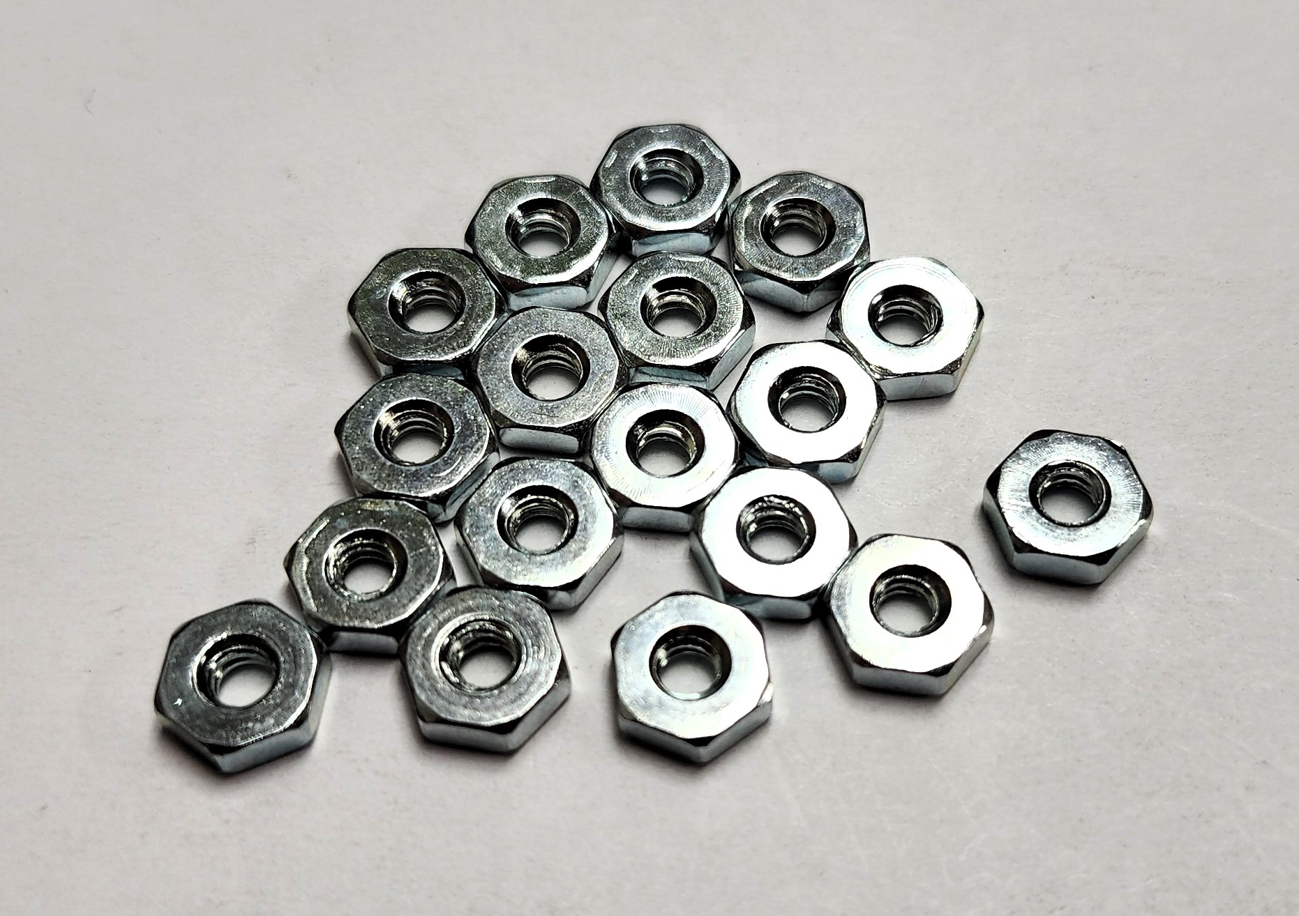 6-32 MACHINE SCREW HEXAGON NUT - ZINC-COATED (18 PACK) - Kilrich Building Centres