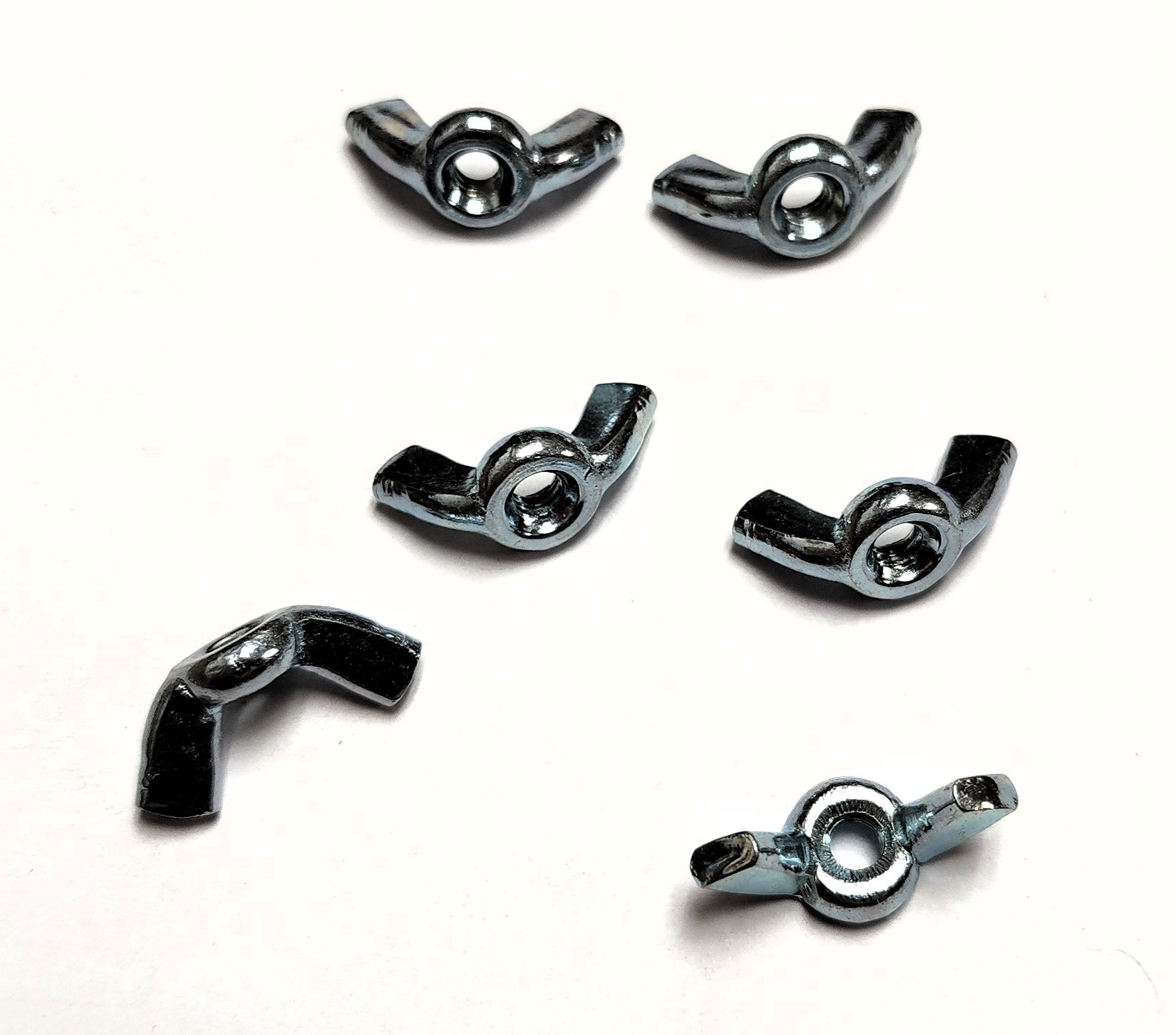 8-32 STEEL WING NUT - ZINC-COATED (6 PACK) - Kilrich Building Centres