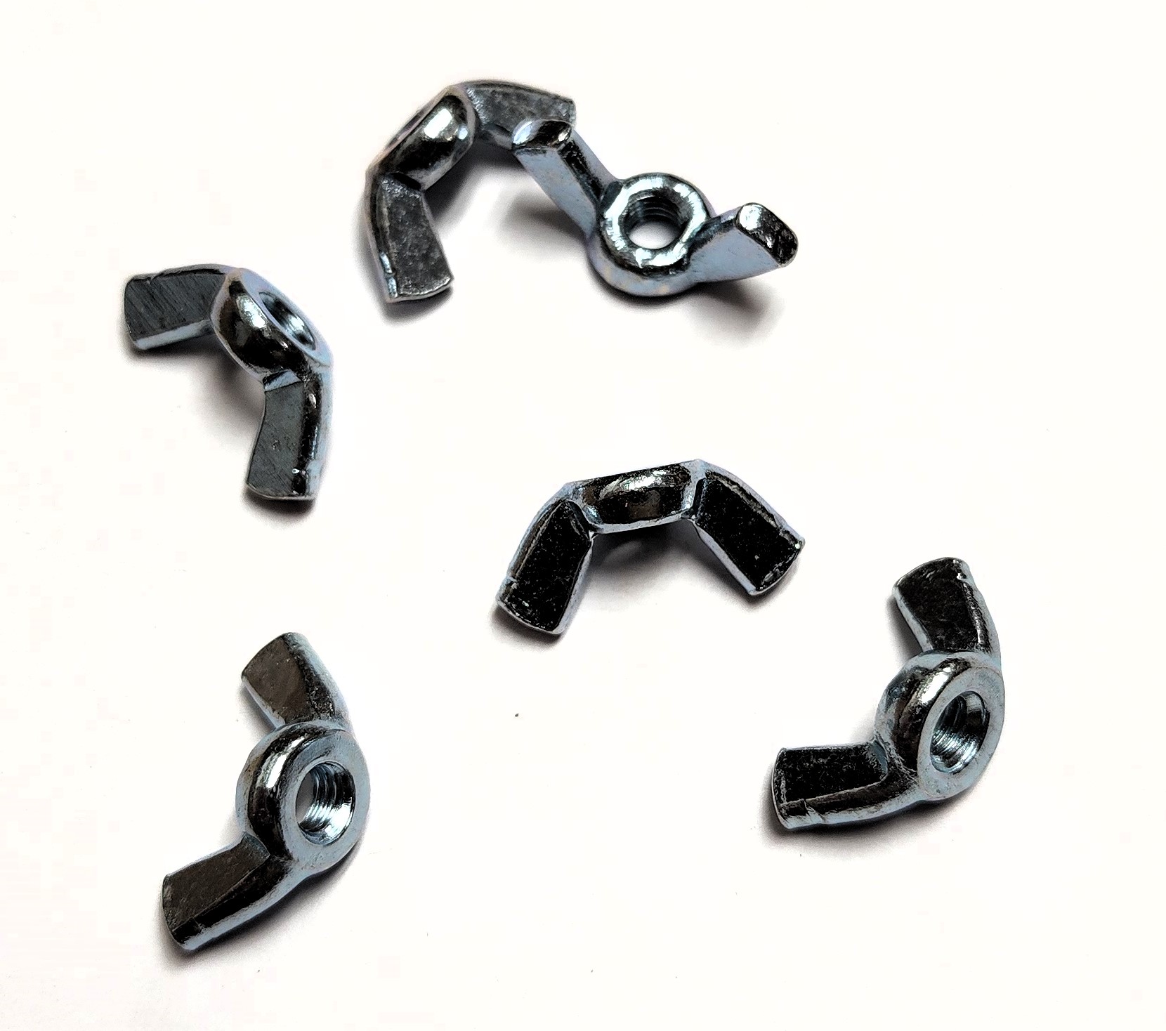 10-32 STEEL WING NUT - ZINC-COATED (6 PACK) - Kilrich Building Centres