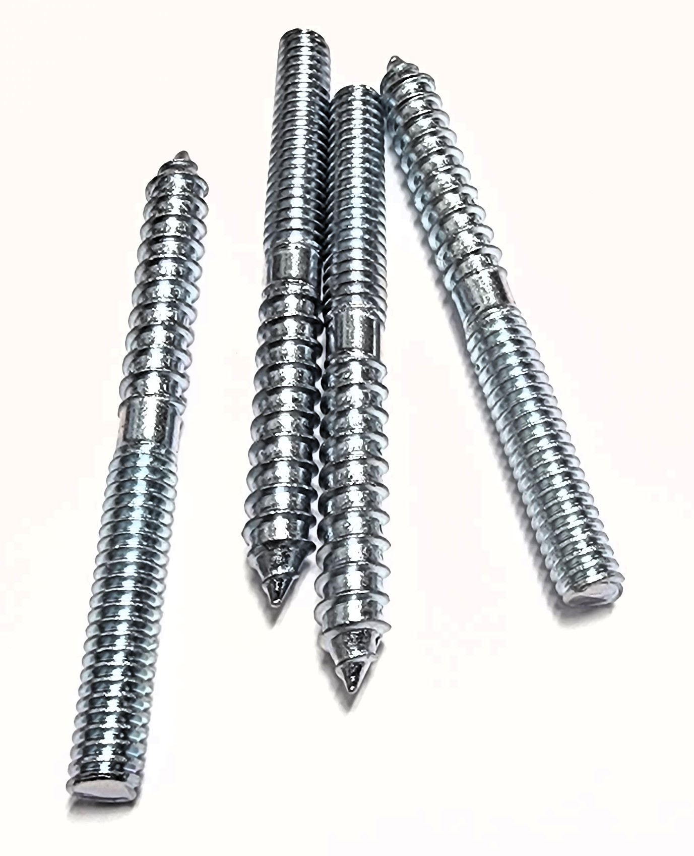 2-1/2" - 1/4" HANGER BOLT - ZINC-COATED (4 PACK) - Kilrich Building Centres