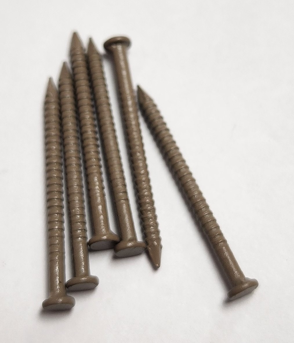 1" 14ga. PANEL BOARD NAILS - LIGHT BROWN (80 GRAMS) - Kilrich Building Centres