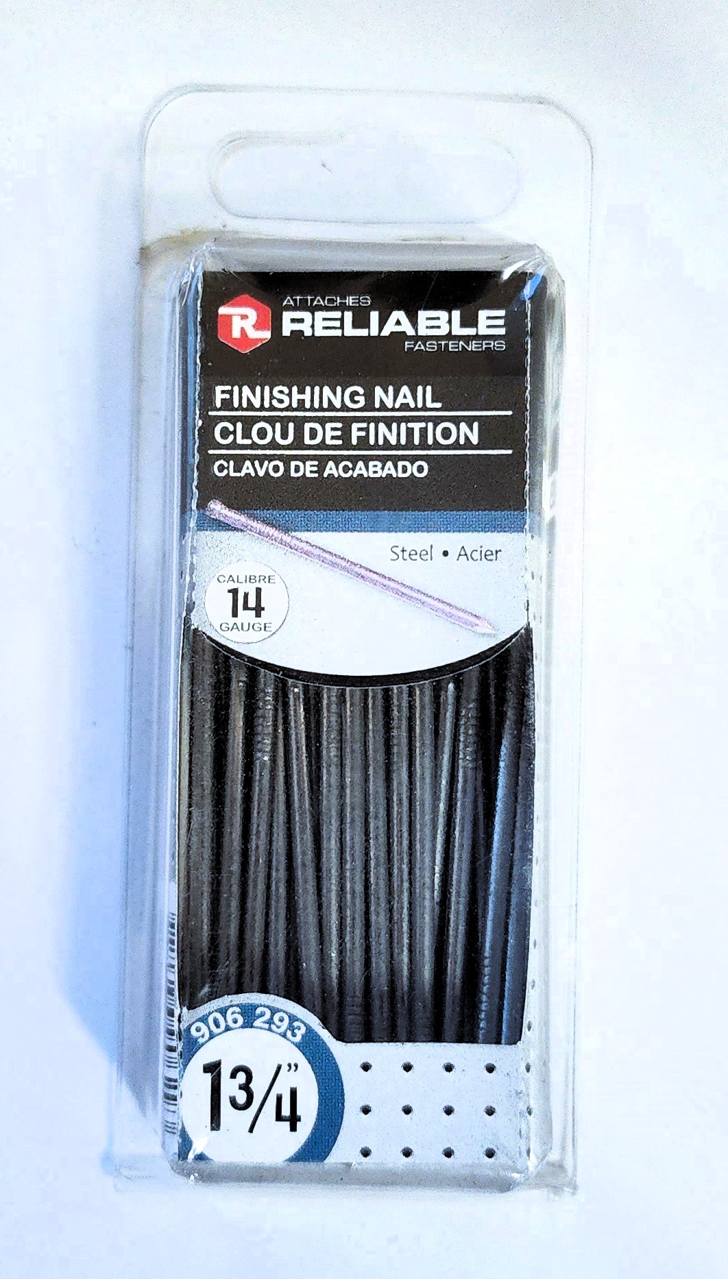 Main 2 - 1-3/4" 14ga. STEEL FINISHING NAILS (100 GRAMS) -