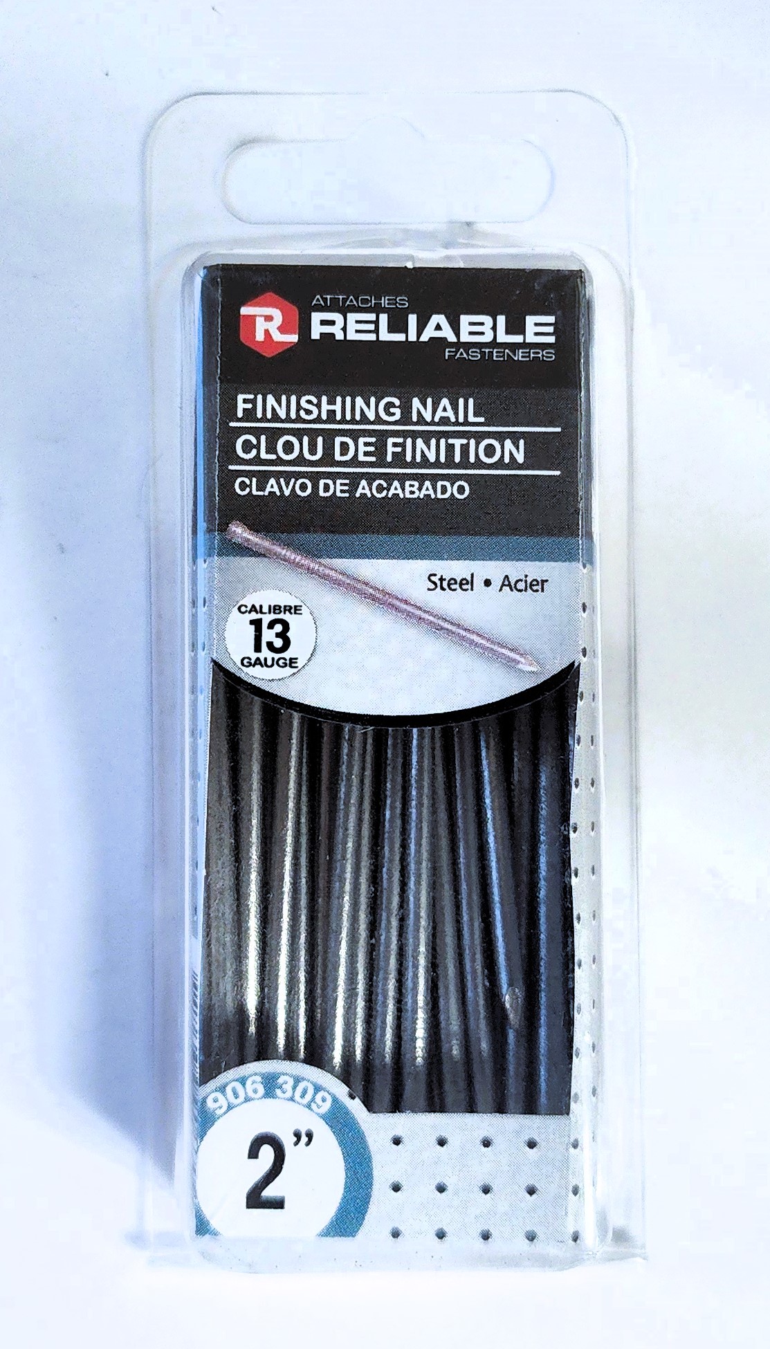 Main 2 - 2" 13ga. STEEL FINISHING NAILS (100 GRAMS) -