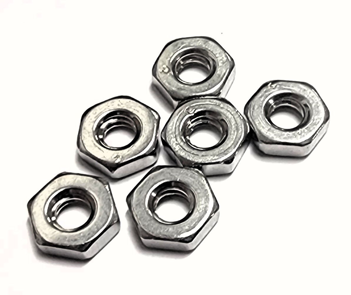 3/8" 10-24 HEXAGON METAL NUT - STAINLESS (6 PACK) - Kilrich Building Centres
