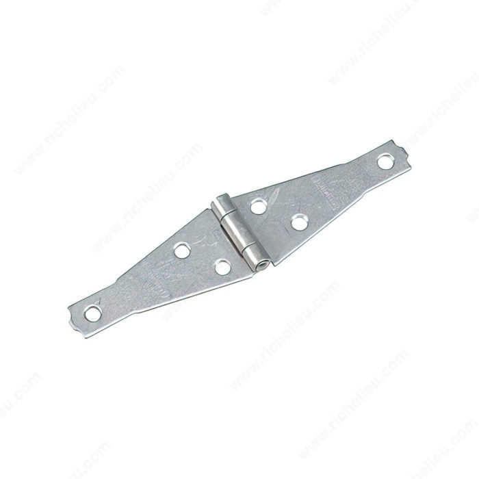 4" HEAVY-DUTY STRAP HINGE w/ ALUMINUM PIN - GALVANIZED - Kilrich Building Centres