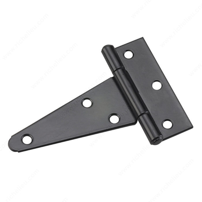 4" HEAVY-DUTY TEE HINGE - FLAT BLACK - Kilrich Building Centres