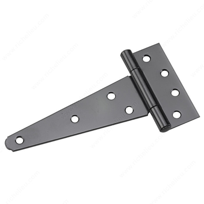 6" HEAVY DUTY TEE HINGE - FLAT BLACK - Kilrich Building Centres
