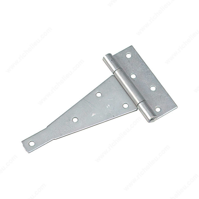 8" HEAVY DUTY TEE HINGE w/ ALUMINUM PIN - GALVANIZED - Kilrich Building Centres