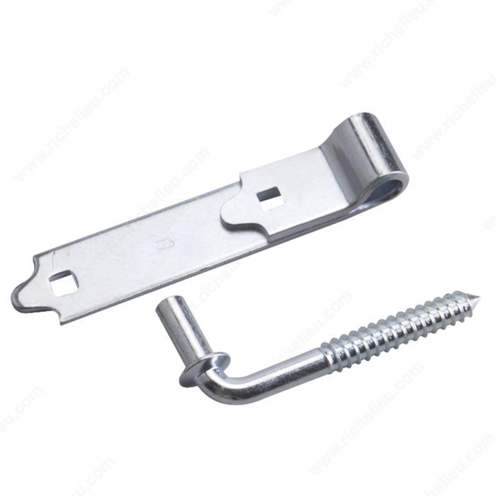 6" SCREW HOOK & STRAP HINGE - ZINC-COATED - Kilrich Building Centres