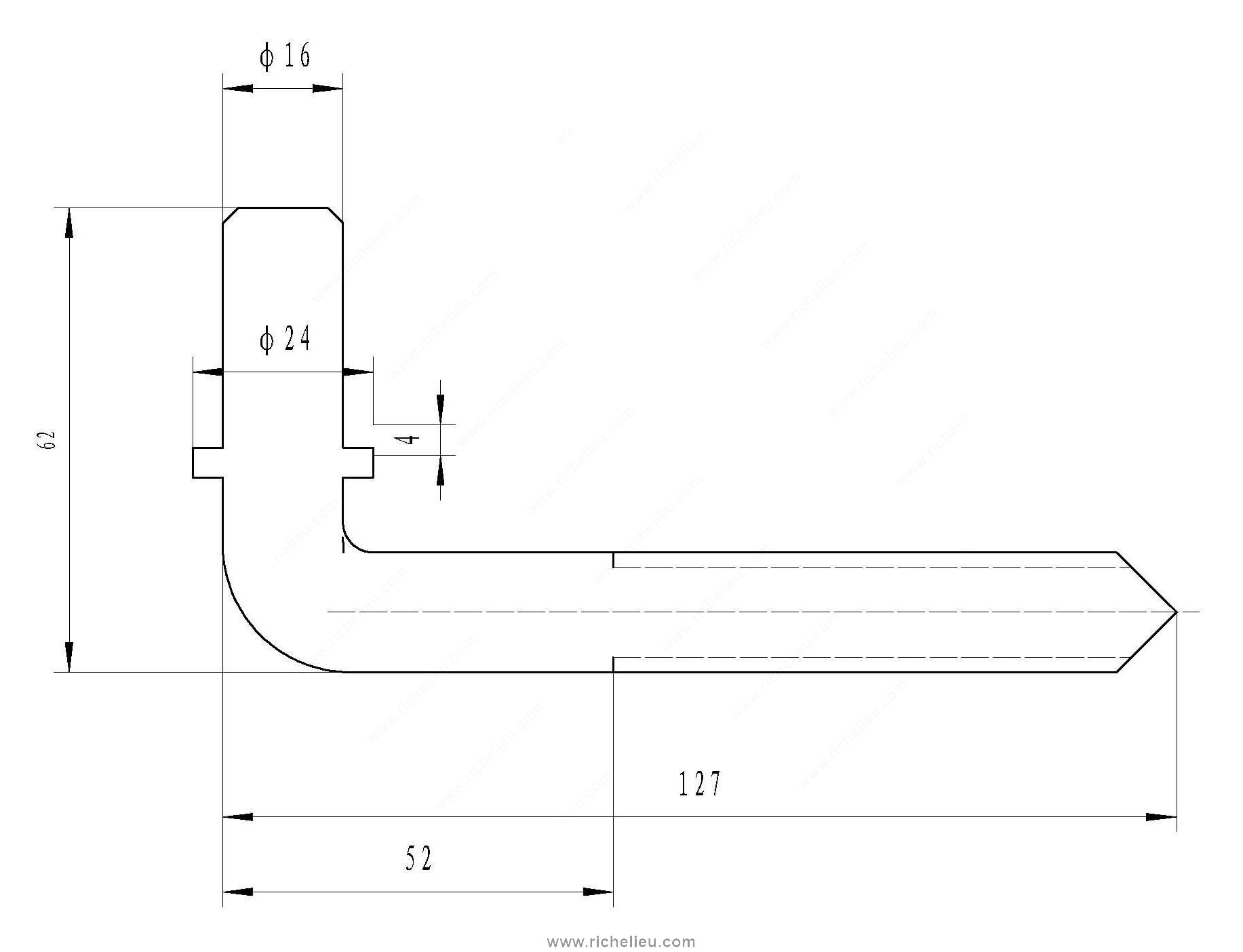 Main 2 - 6" SCREW HOOK & STRAP HINGE - ZINC-COATED -