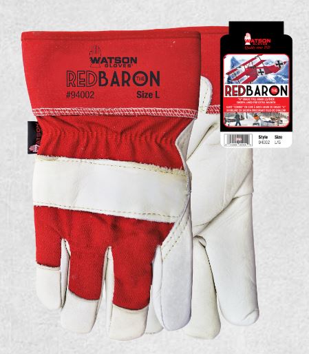 WATSON RED BARON SHERPA-LINED GLOVES - LARGE - Kilrich Building Centres