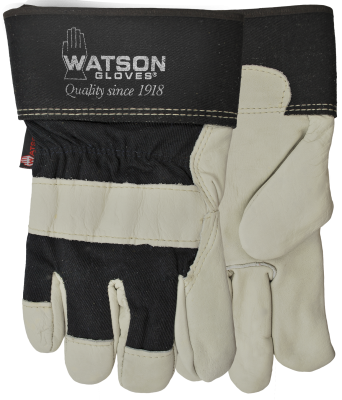 WATSON BIG DAWG LINED GRAIN COWHIDE GLOVES - LARGE - Kilrich Building Centres