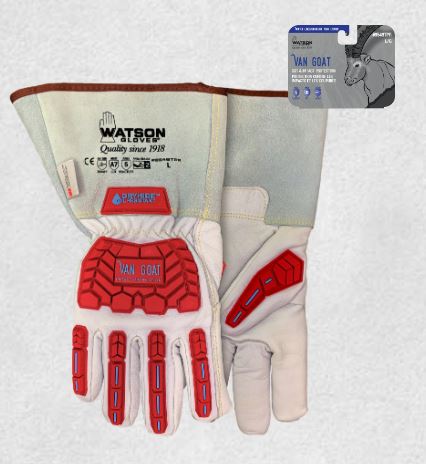 WATSON VAN GOAT ANSI-CUT LINED GOATSKIN GAUNTLET - LARGE - Kilrich Building Centres