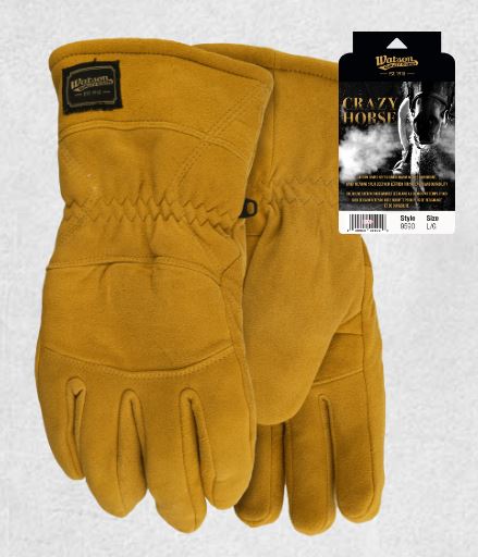 WATSON CRAZY HORSE DEERSPLIT GAUNTLET - LARGE - Kilrich Building Centres