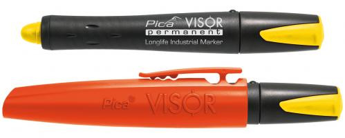 PICA VISOR PERMANENT LONGLIFE INDUSTRIAL MARKER (YELLOW) - Kilrich Building Centres