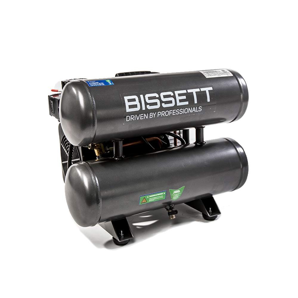 BISSETT 2HP TWIN TANK COMPRESSOR (4.0 GAL) - Kilrich Building Centres