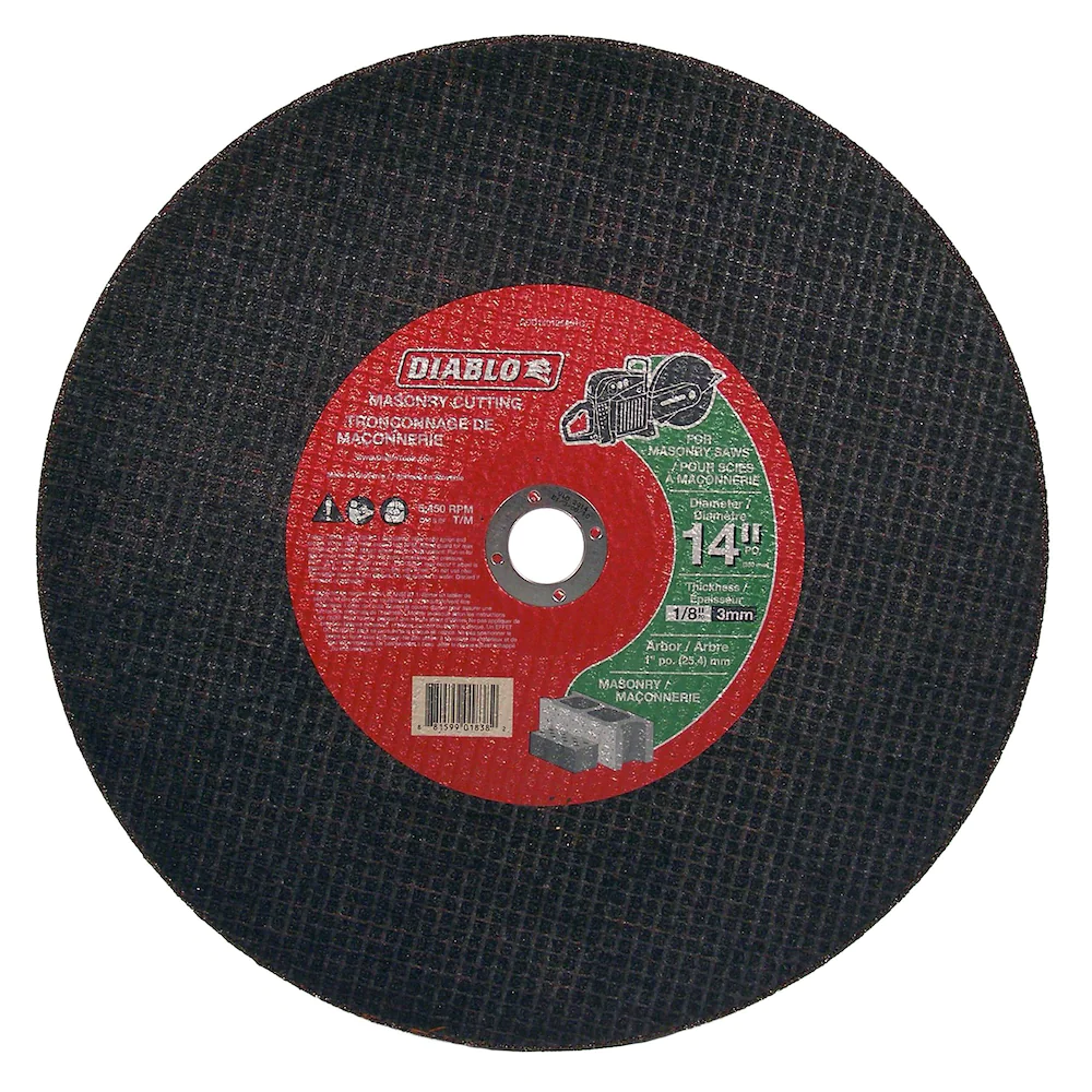 DIABLO 14" x 1/8" MASONRY CUT-OFF CHOP SAW DISC - Kilrich Building Centres