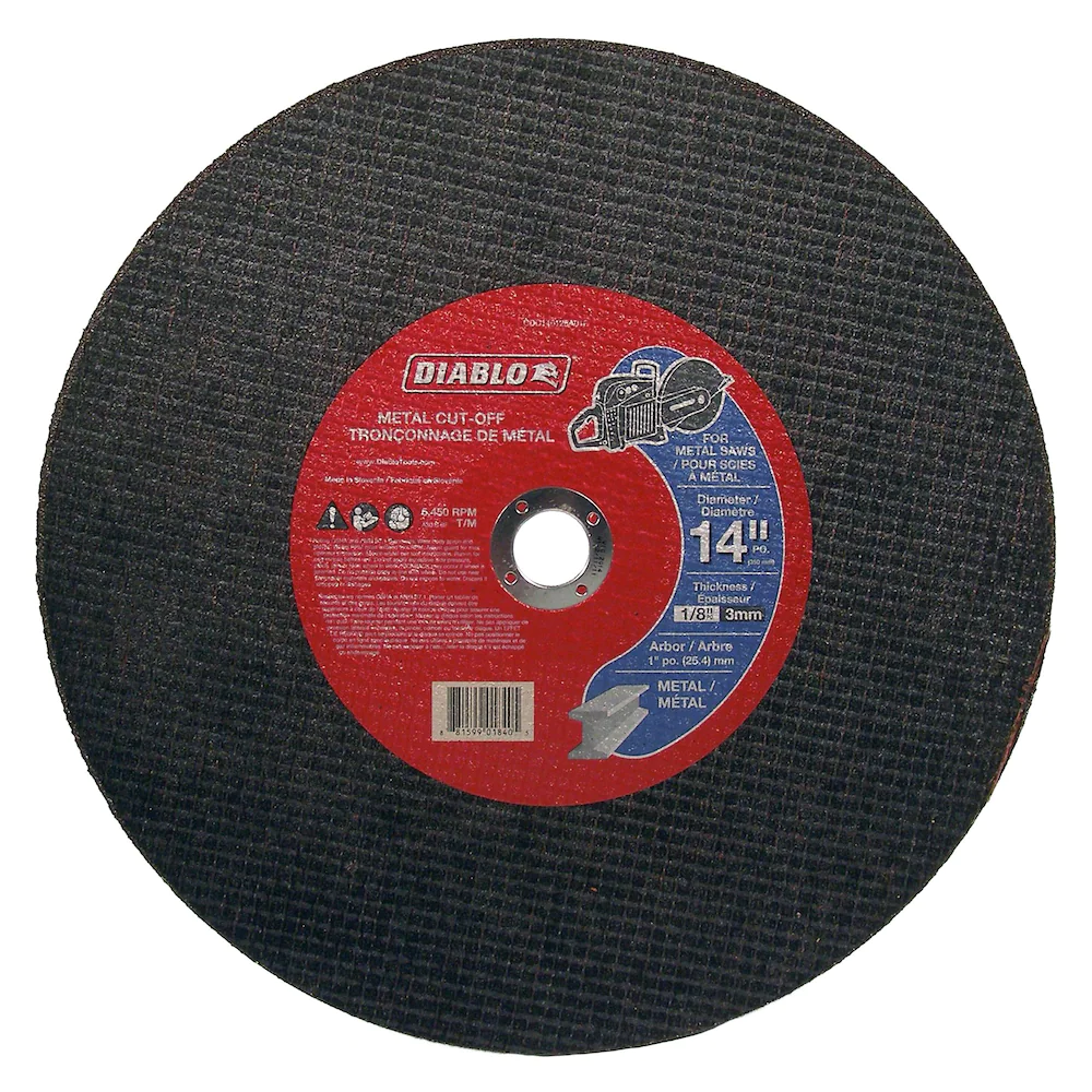DIABLO 14" x 1/8" METAL CUT-OFF CHOP SAW DISC - Kilrich Building Centres